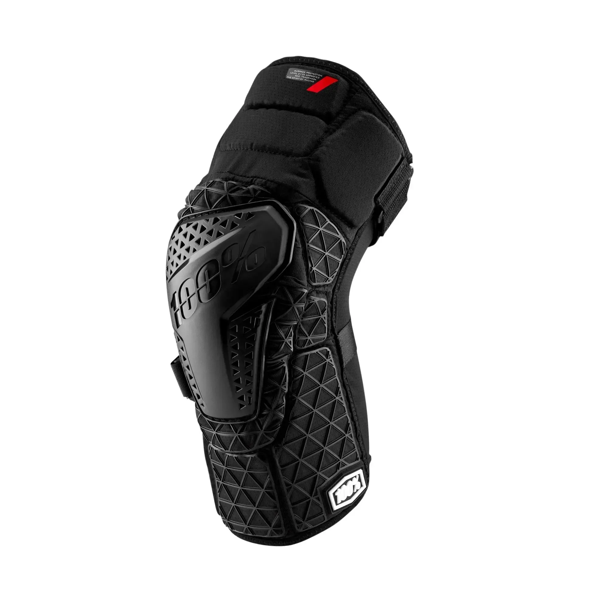 100% Surpass Knee Guards Black