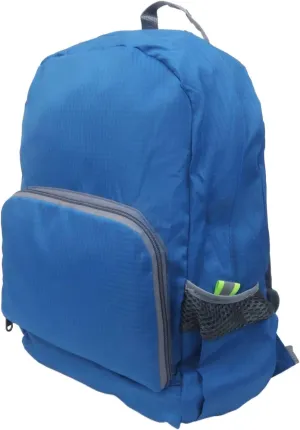 25L Backpack Packable Foldable Ultra Lightweight Water Resistant Durable Camping Outdoor Mountaineering Riding Travel Daypack (Blue)