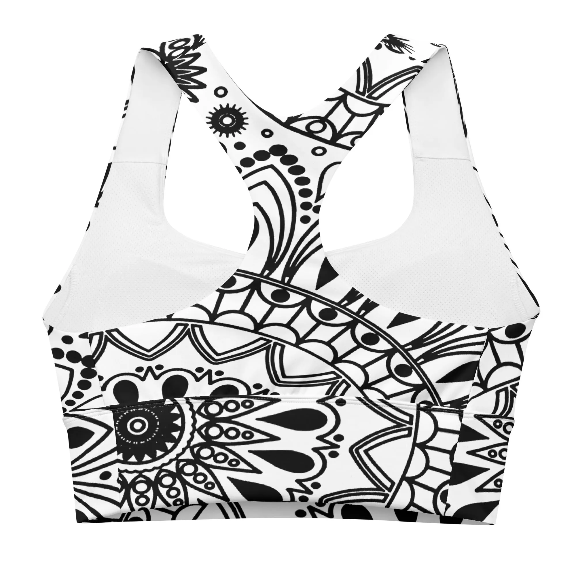 Abstract Workout Sports Bra Perfect Exercise Top, lioness-love