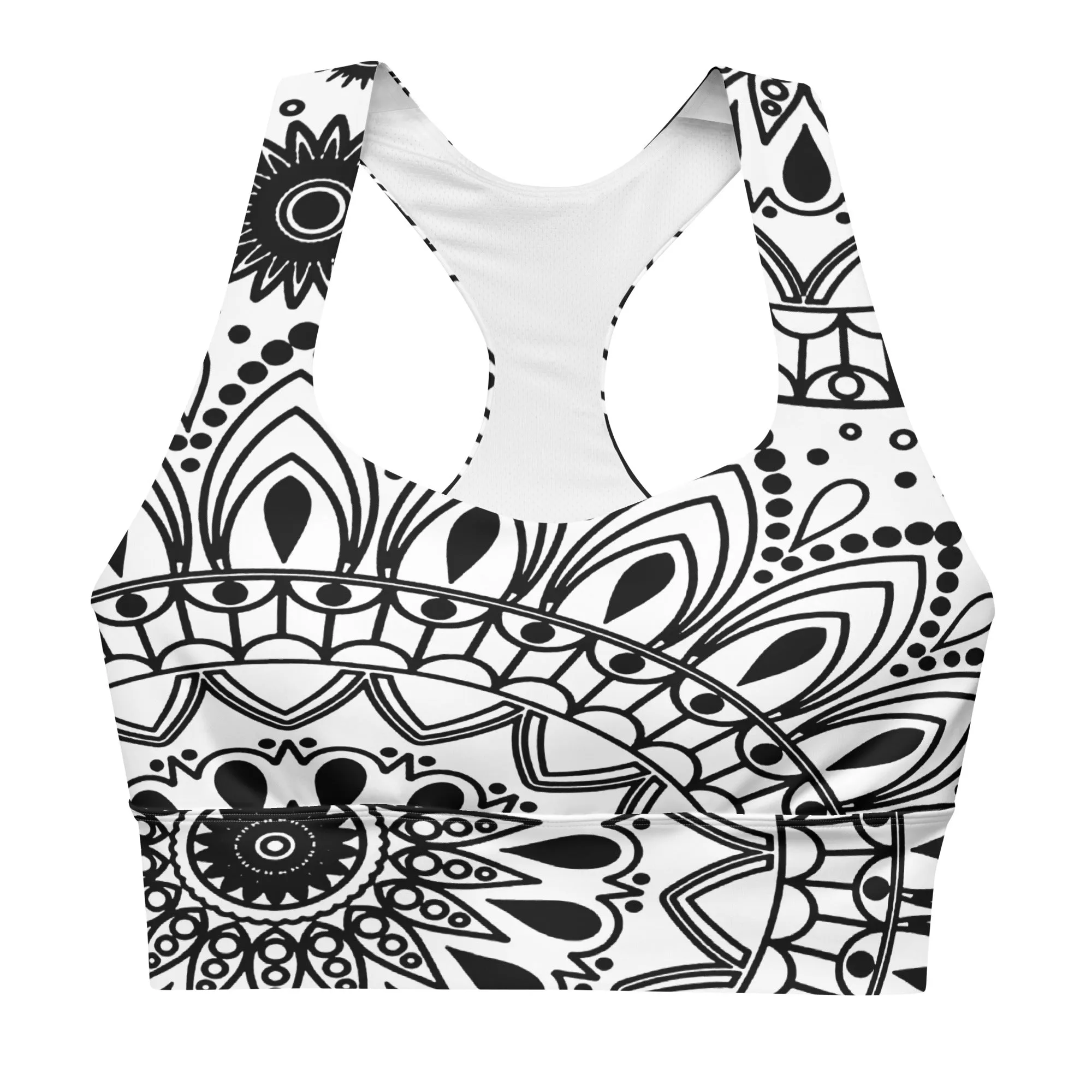 Abstract Workout Sports Bra Perfect Exercise Top, lioness-love