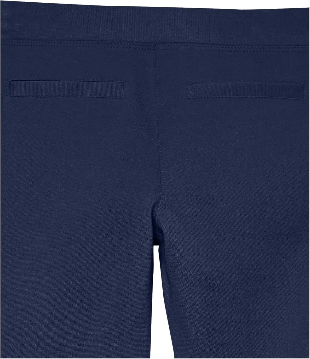 Amazon Essentials Girls and Toddlers' Uniform Slim Fit Ponte-Knit Pant, Pack of 2