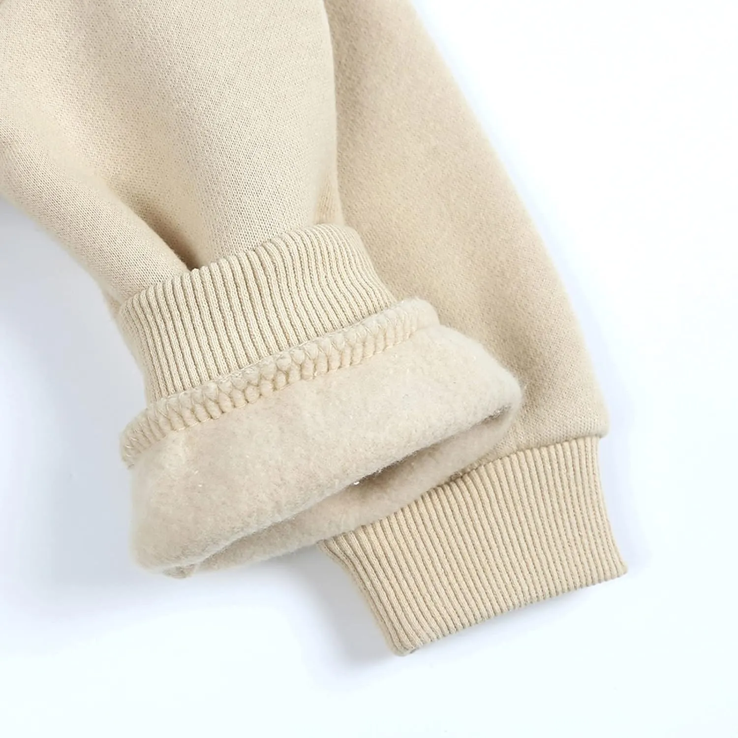 Baby Toddler Boys Fleece Sweatshirt Crewneck Long Sleeve Cotton Pullover Kids Solid Casual Sport Sweatshirts Sweater Tops