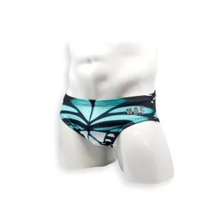 Basic Swim Brief - Blue Butterfly