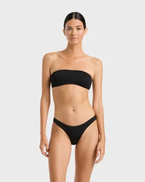 Bessie Bikini Top - Black (Singuleur)