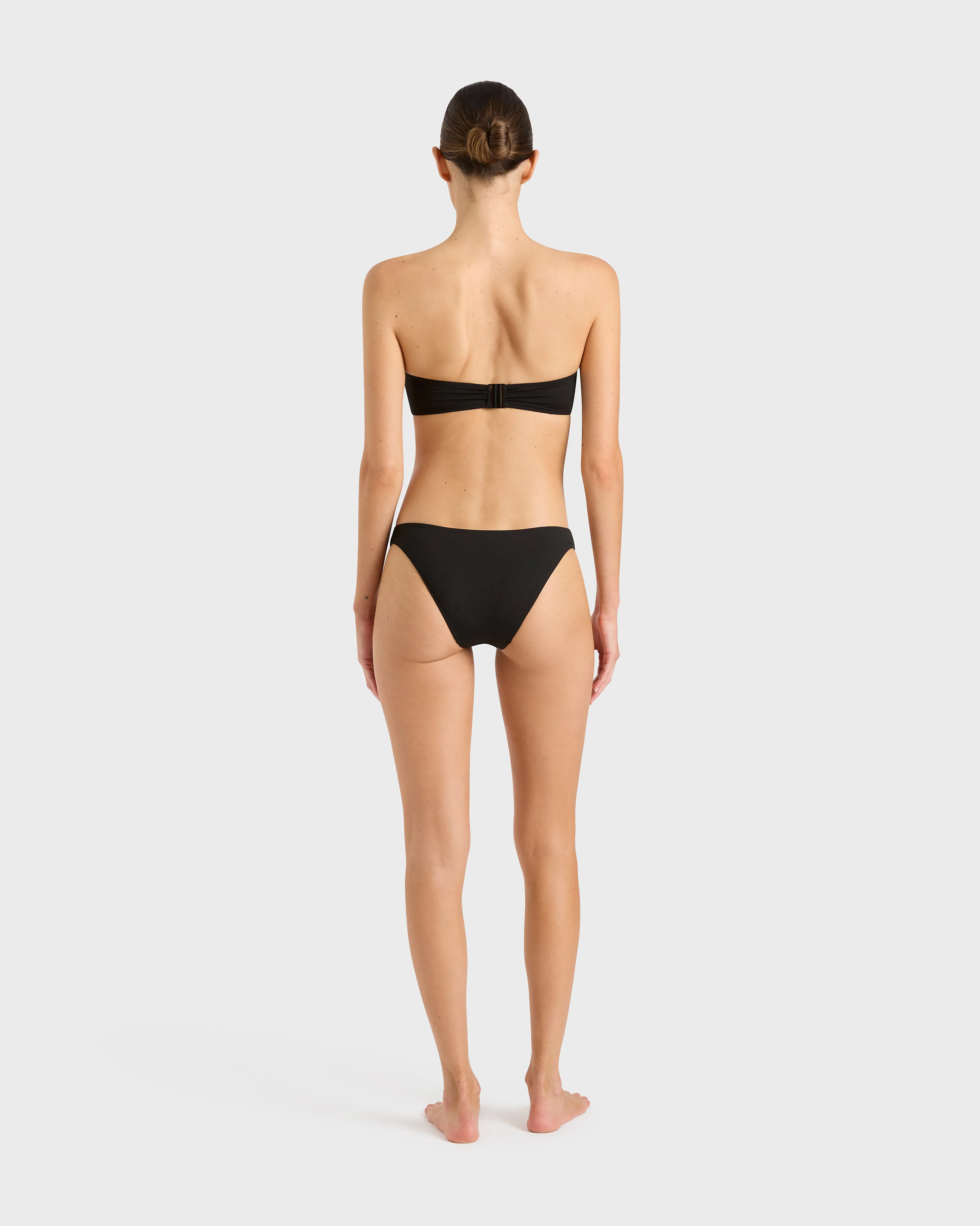 Bessie Bikini Top - Black (Singuleur)