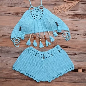 Bikinis Knitted Crochet Swimsuit