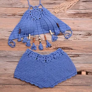 Bikinis Knitted Crochet Swimsuit