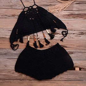 Bikinis Knitted Crochet Swimsuit