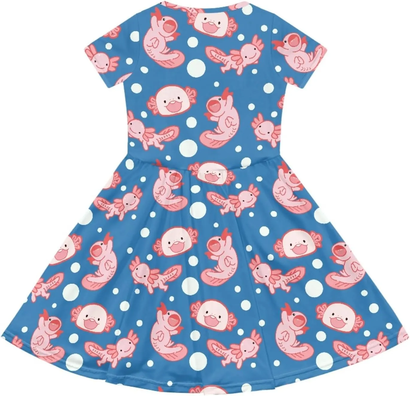 Black Dress for Girls Cute Outfits Short Sleeve Dresses with Pocket Summer Dress Size 2-14 T Kids