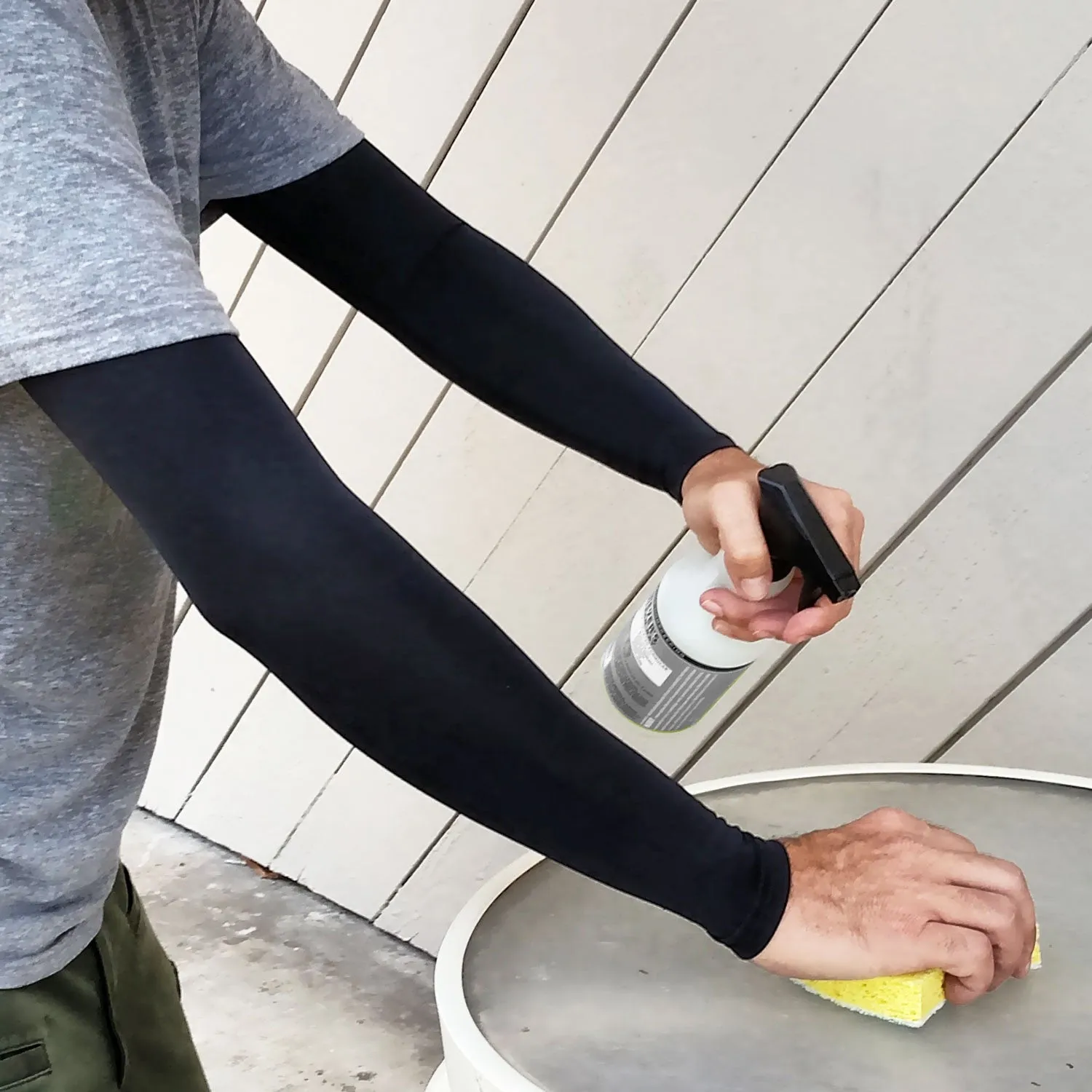 Black Full Arm Covering Sleeves