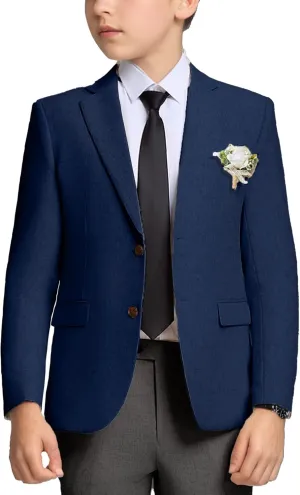 Bofan Boys Linen Blazer Suit Jackets for Boy Separate Kid Blazers Coats Summer Beach Prom Wedding Outfit