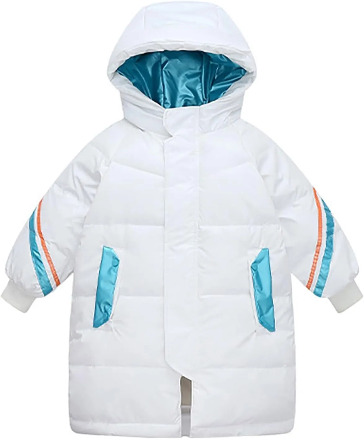 Boys Winter Coats with Fleece Liner Warm Thick Solid Cotton Long Sleeve Padded Jacket Small Dog Winter Coat for