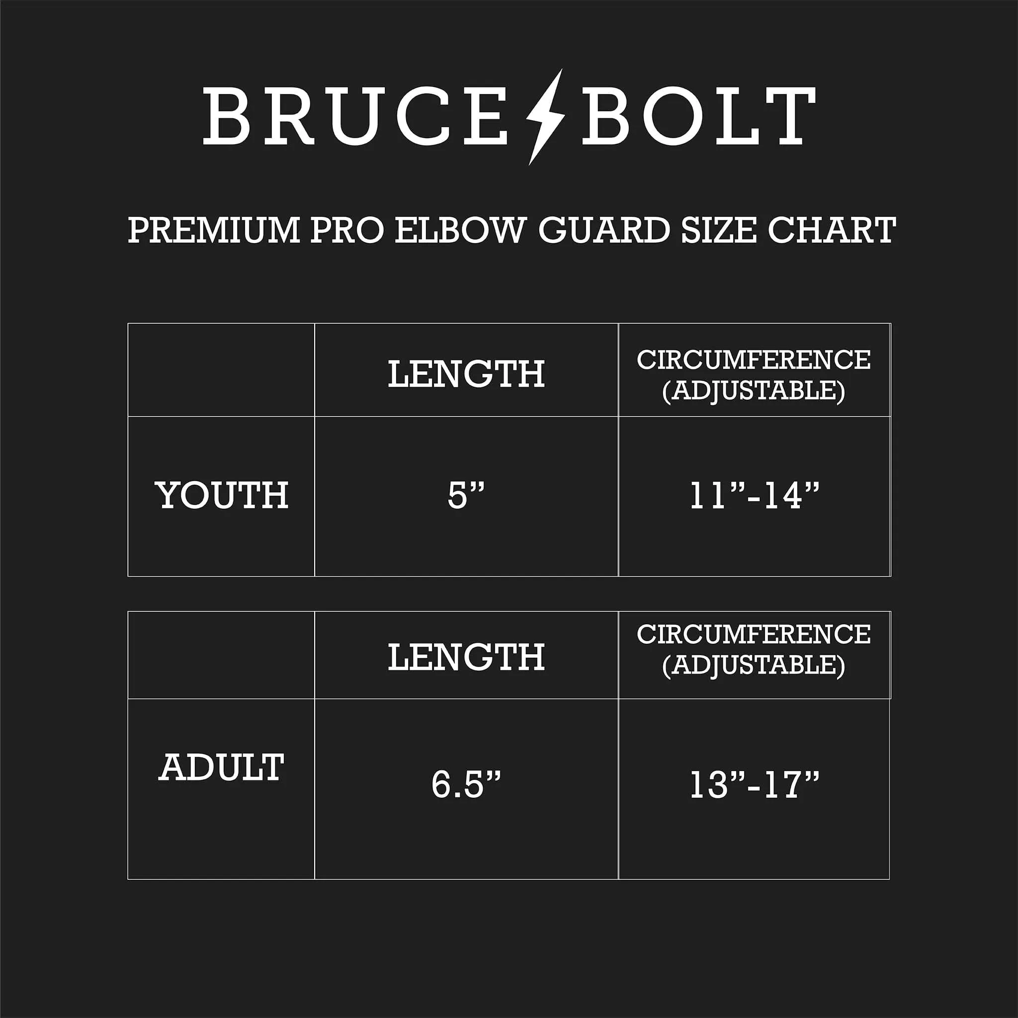 BRUCE BOLT Chrome Series Elbow Guard - MAROON