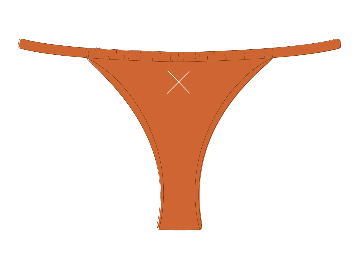Burnt Orange Adjustable Bottoms