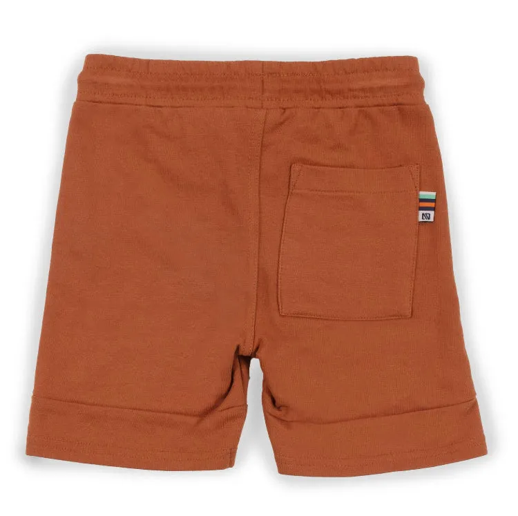 Caramel Knit Bermuda Shorts Boys -Nano