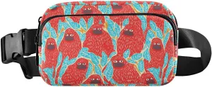 Cartoon Sasquatch Fanny Pack Water Resistant, Women Men Waist Pack Sling Bag Purse for Travel Hiking
