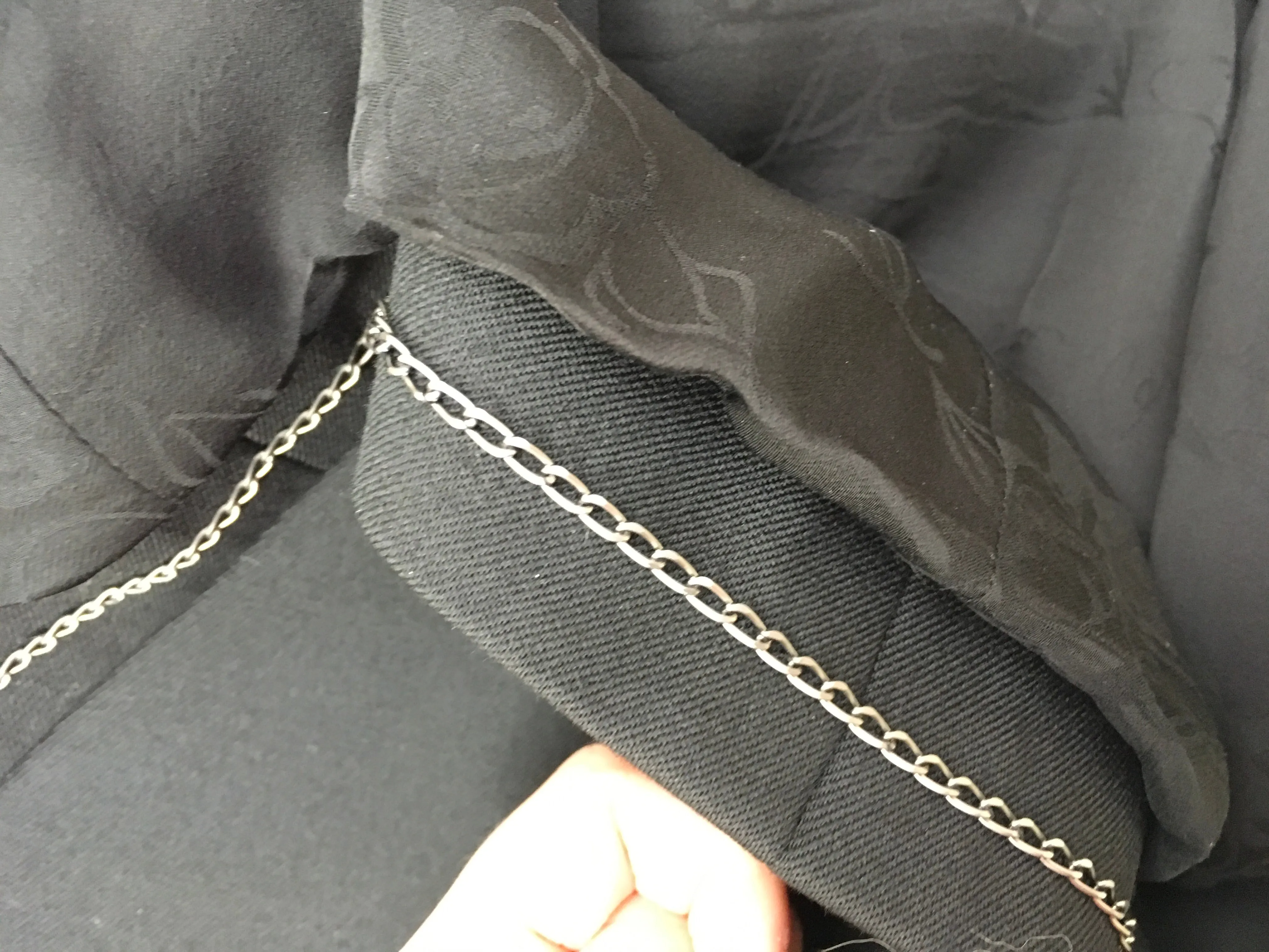 Chanel 08A Black Wool Jeweled Iconic 2-piece skirt suit F 40 UK 12 US 8 Ladies