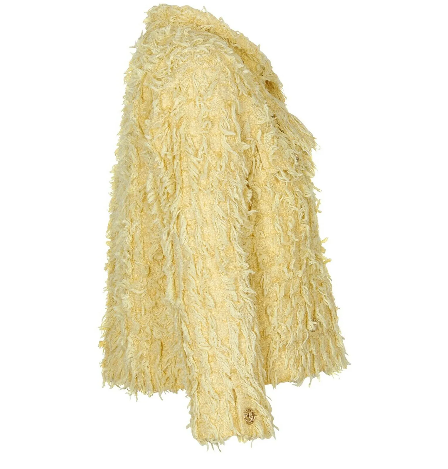 Chanel 2021 Collection by Virginie Viard Yellow Blazer Jacket F 38 UK 10 US 6 ladies