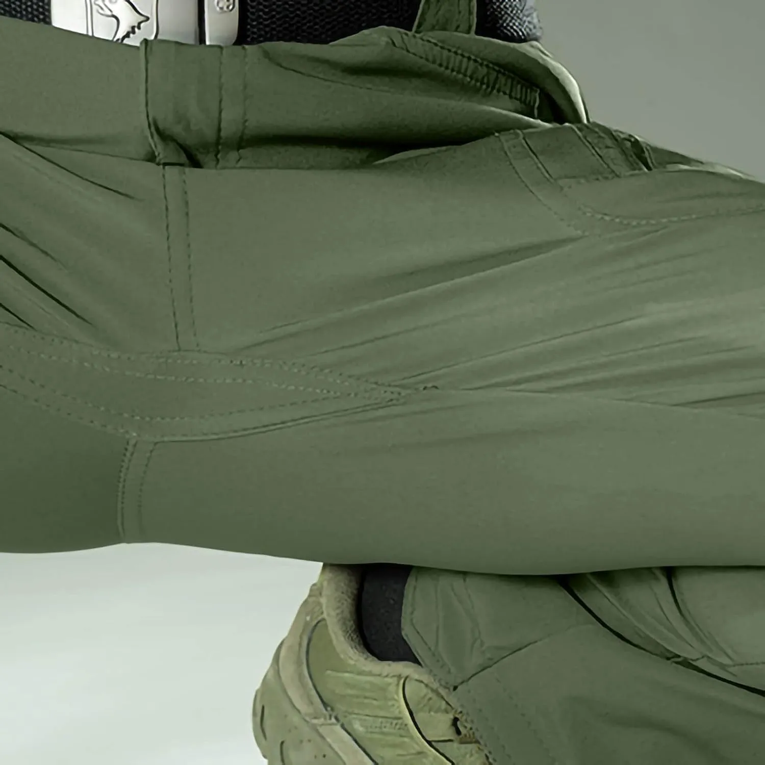 Chino Pants for Men Winter Warm Hiking Training Cargo Pants Fleece Thicken Sweatpant Slim Fit Running Tapered Pants