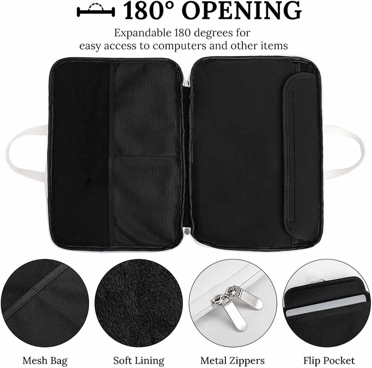 Chocolate Doughnut Leather Bag Laptop Case Slim Water Resistant Computer Bags with Handle Briefcase for Work