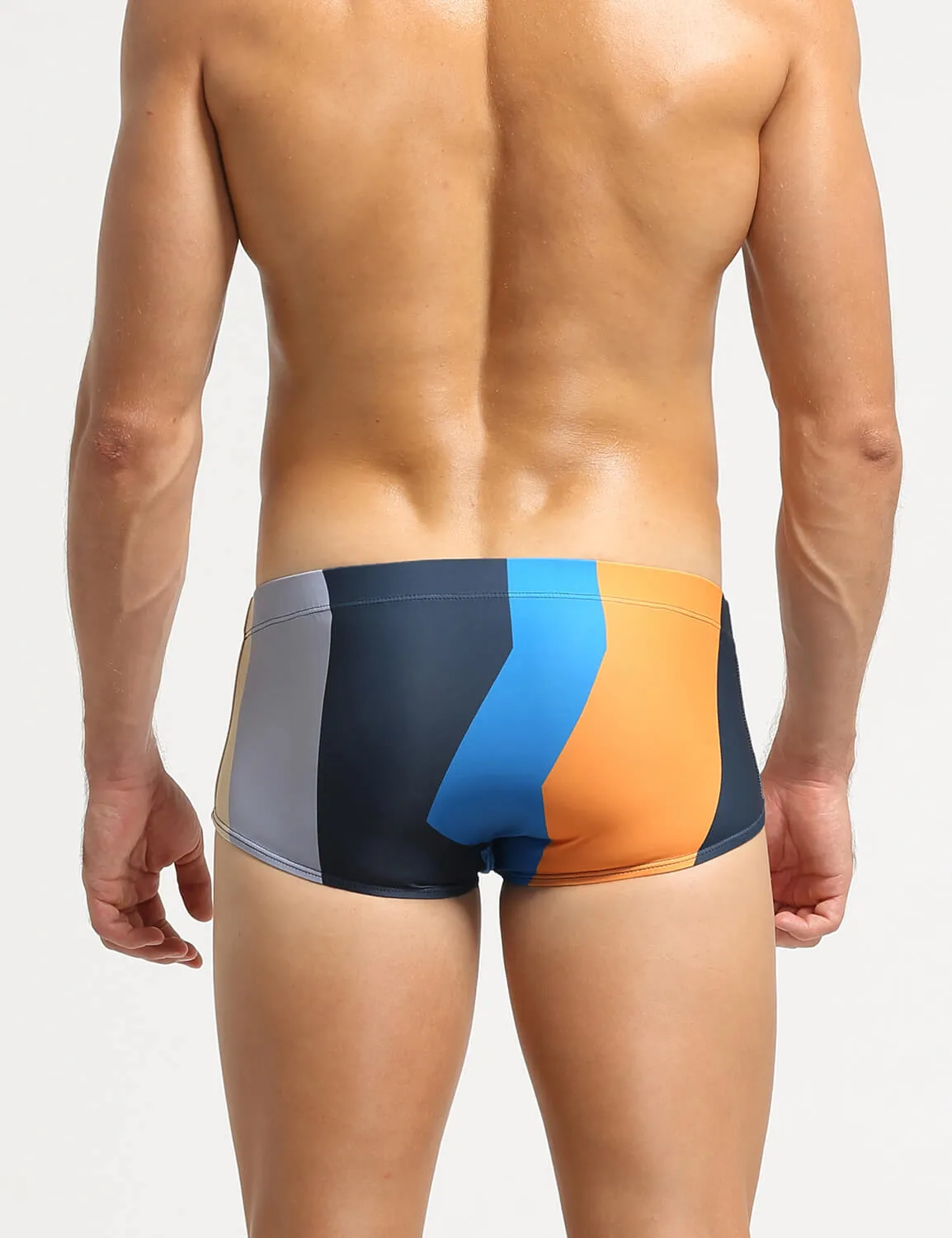 Color Block Boxer Briefs Swim 10801