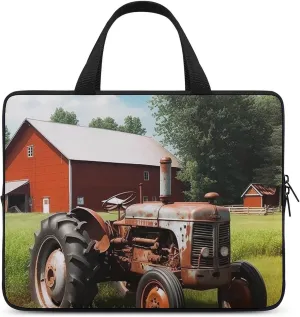 Company Farm Tractor Laptop Bag Durable Laptop Sleeve Water-Resistant Notebook Bag for Computer Or Tablet