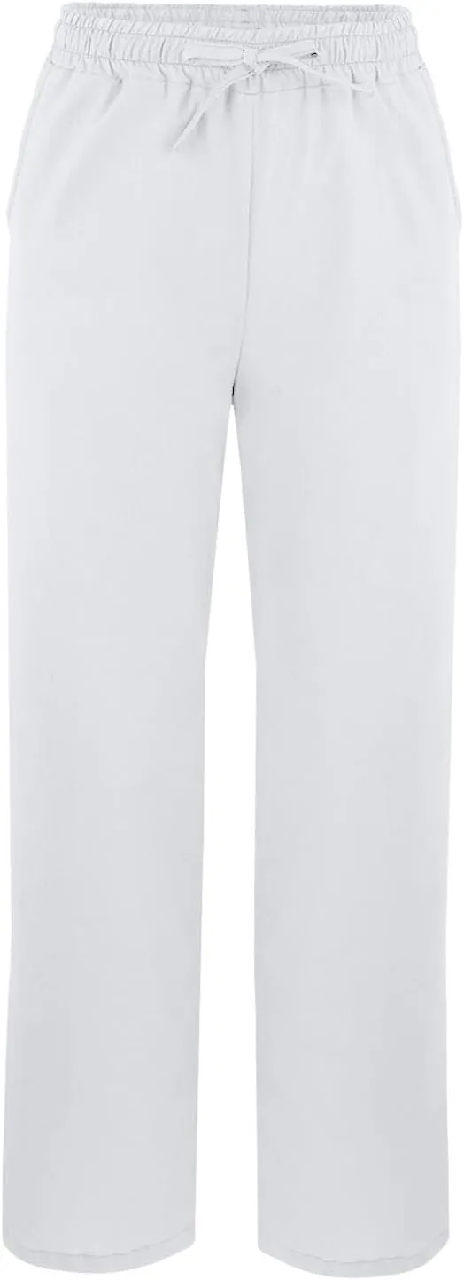 Cropped Linen Pants Women - Womens Summer Pants 2025 Vacation Casual Beach Pants with Pockets Lightweight Lounge Pant