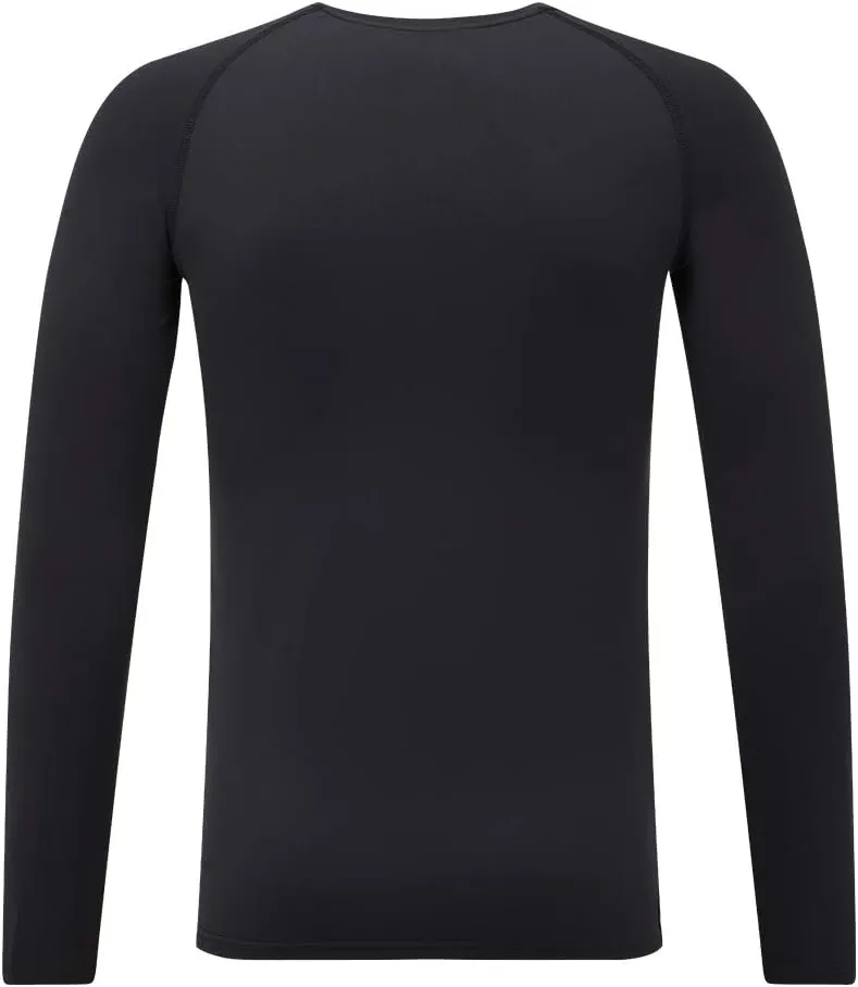 DEVOROPA Youth Boys 2-Pack Compression Shirt Long Sleeve Football Baseball Undershirt Quick Dry Sports Baselayer