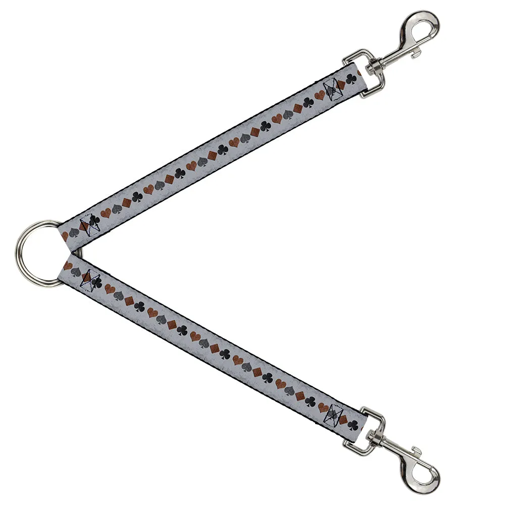 Dog Leash Splitter - Suits Gray Stone