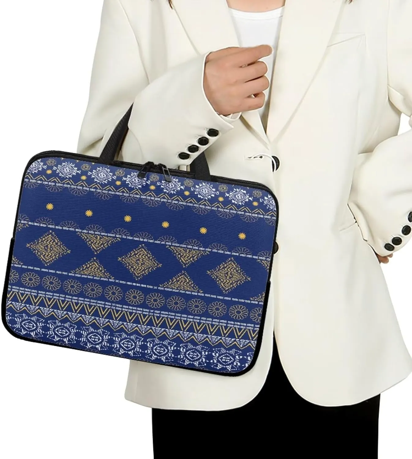 Dolyues Laptop Briefcases for Women Men 10-17 Inches Laptop Bag Water-resistant Computer Bag Lightweight