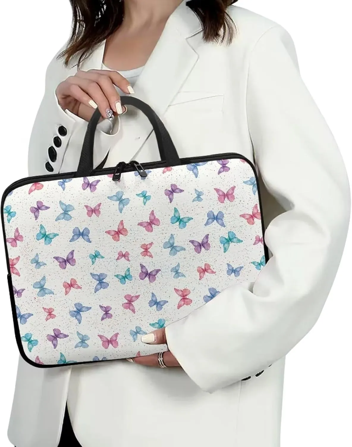Dolyues Laptop Briefcases for Women Men 10-17 Inches Laptop Bag Water-resistant Computer Bag Lightweight