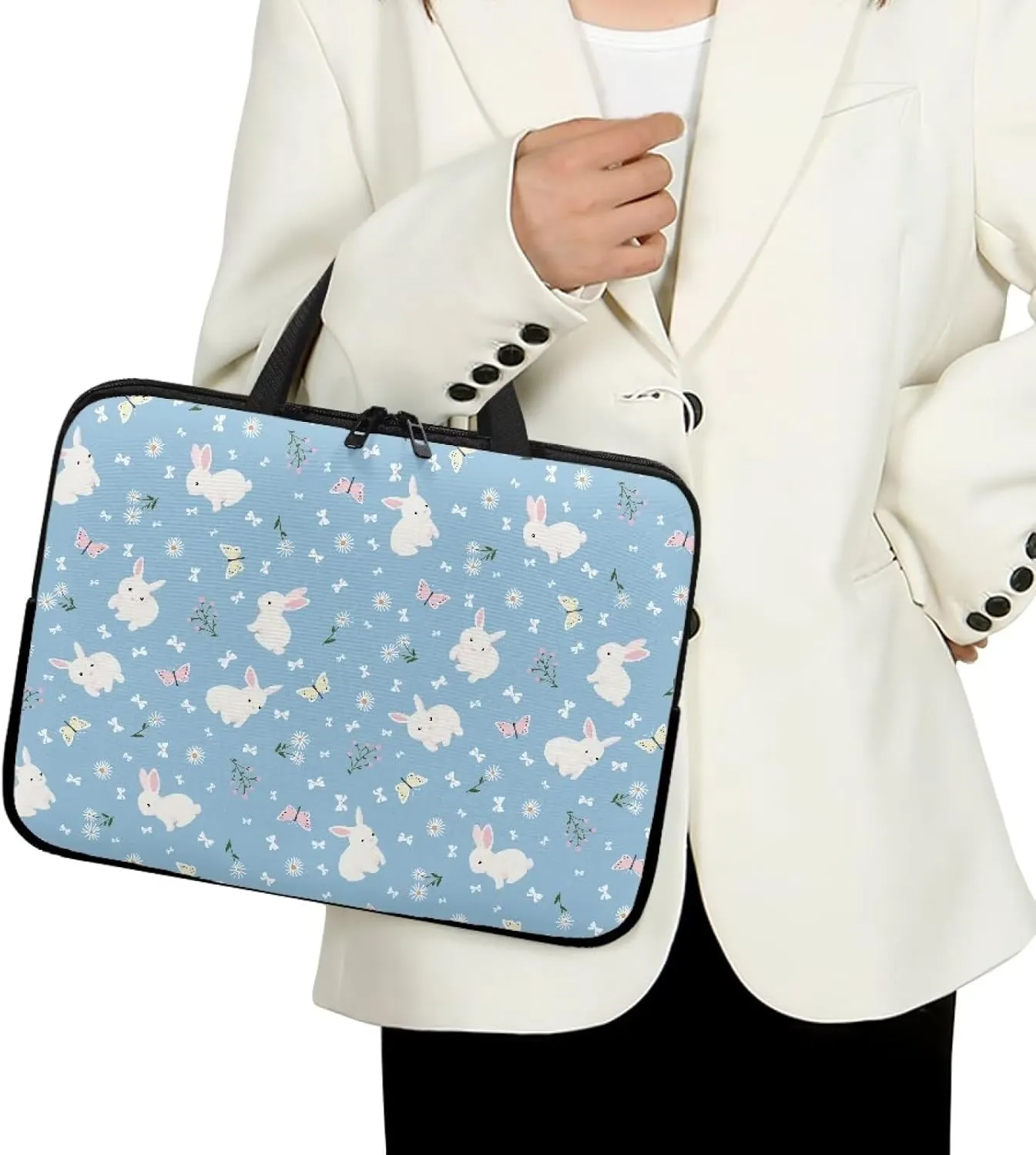 Dolyues Laptop Briefcases for Women Men 10-17 Inches Laptop Bag Water-resistant Computer Bag Lightweight