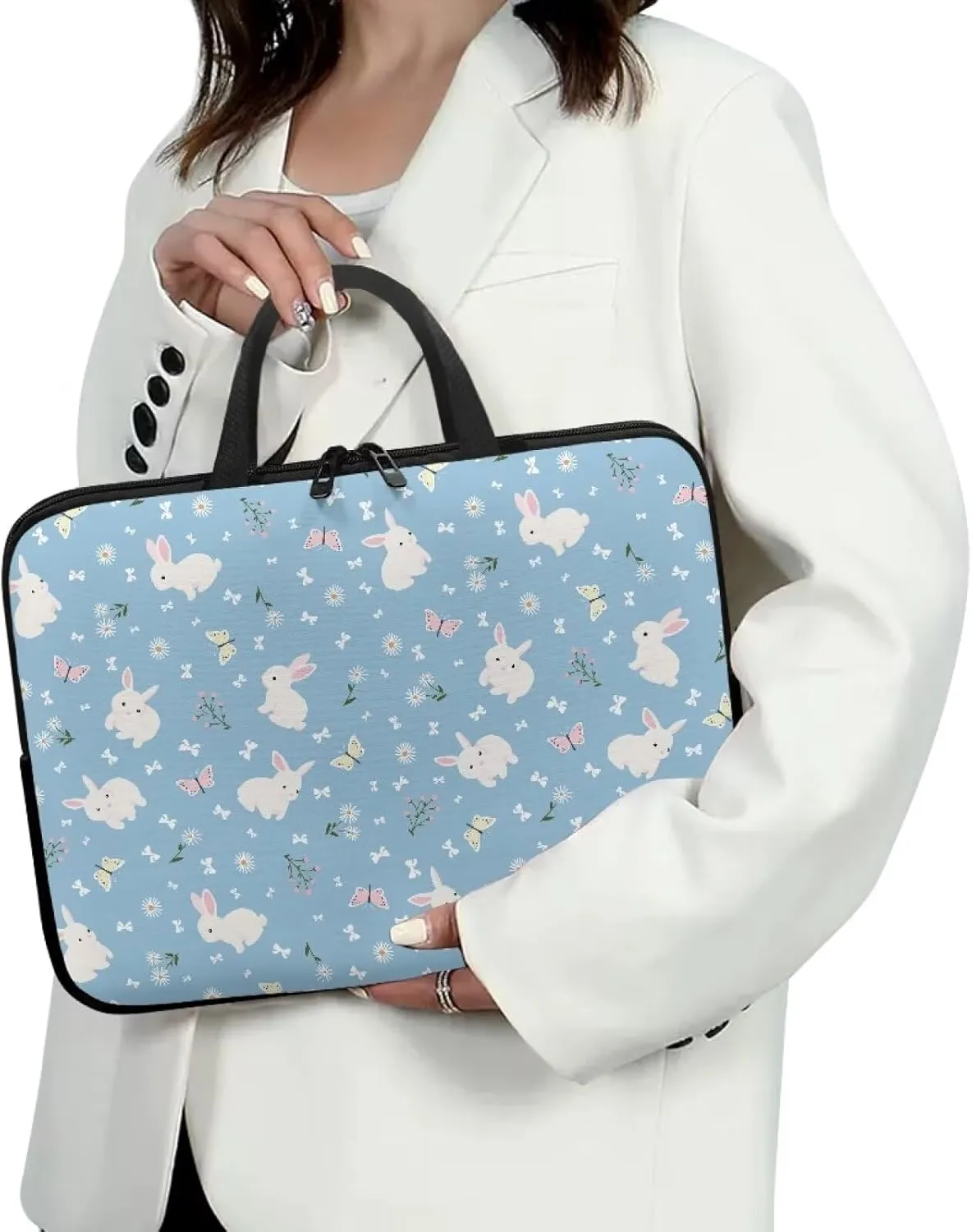 Dolyues Laptop Briefcases for Women Men 10-17 Inches Laptop Bag Water-resistant Computer Bag Lightweight
