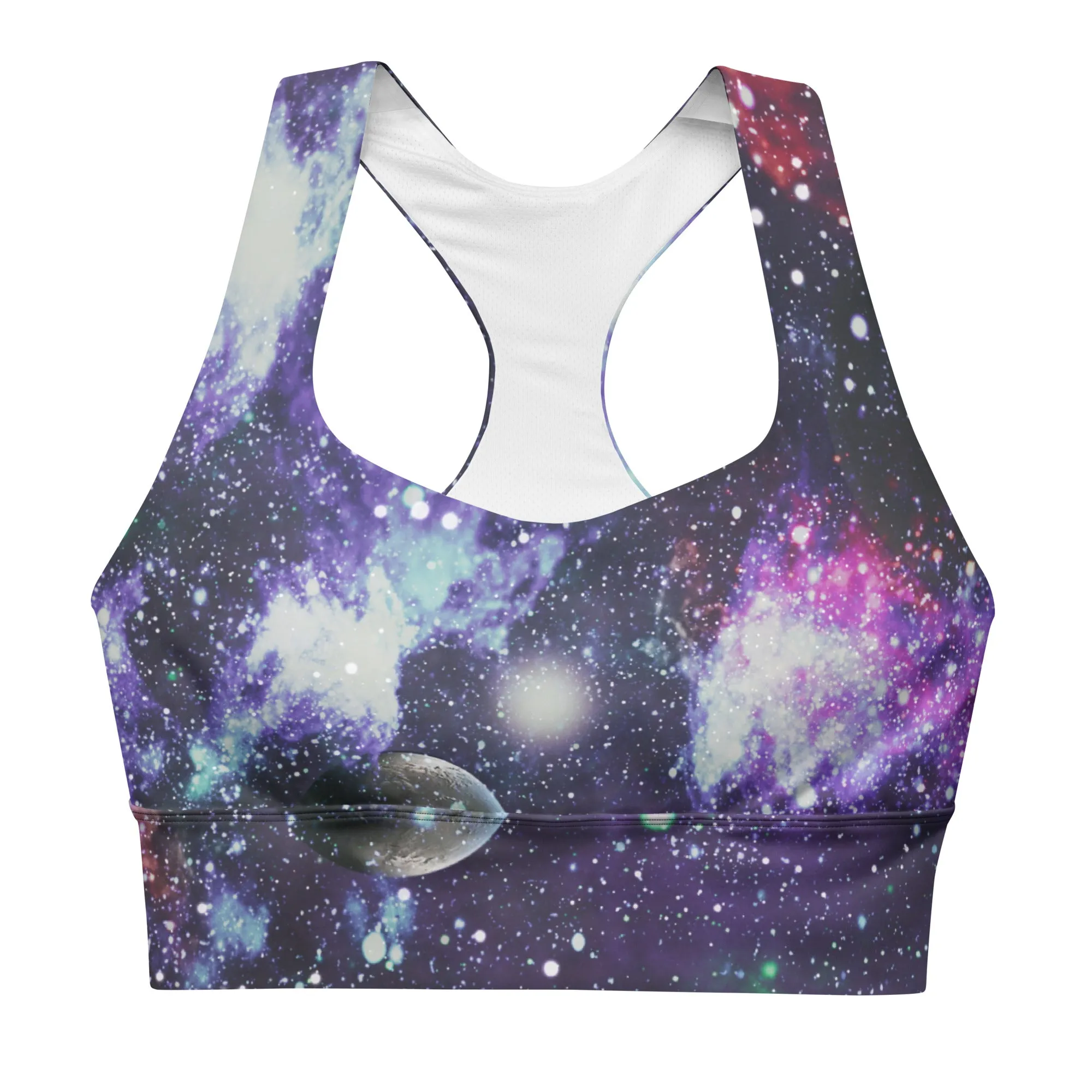 Electric Galaxy Outer Space Sports Bra, lioness-love