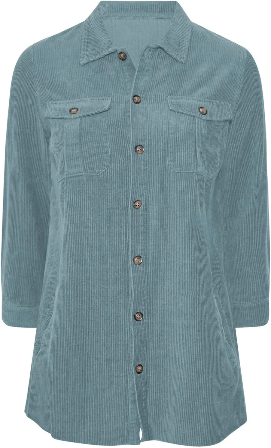 Eytino Womens Plus Size Long Sleeve Button Down Boyfriend Shirts Casual Plaid Shacket Jacket Coats(1X-5X)