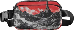 Fantasy Eiffel Fanny Pack Water Resistant Waist Pack Sling Bag Purse for Women Men Travel Hiking