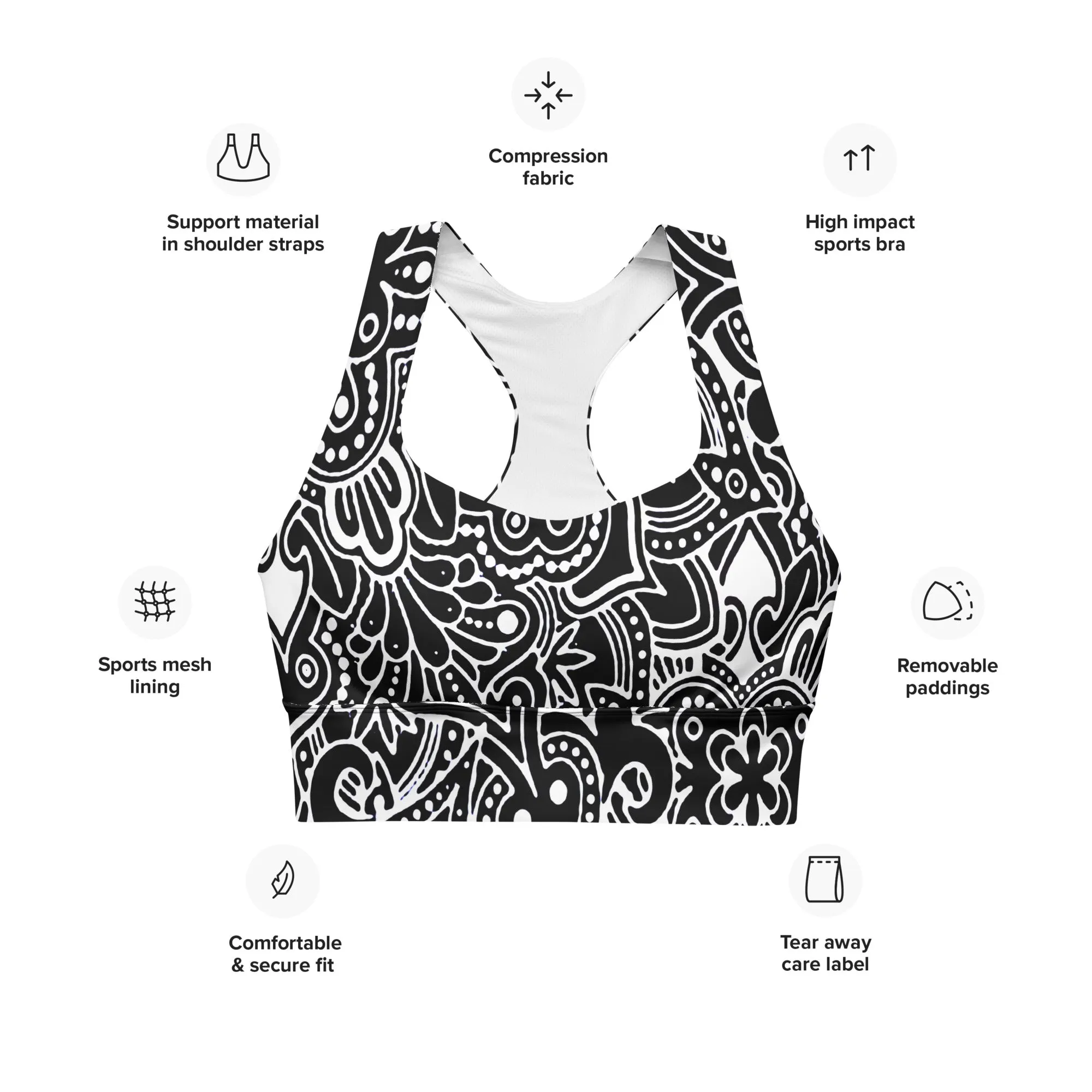Fashion Printed Yoga Top, lioness-love
