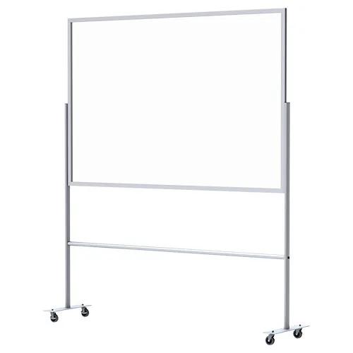 Floorstand Rollable Teacher Sneeze Guard Barrier with Wheels