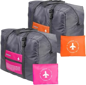 Foldable Travel Duffel Bag Sports Gym Tote Water Resistant Carry on Luggage bag Weekender Overnight Bag