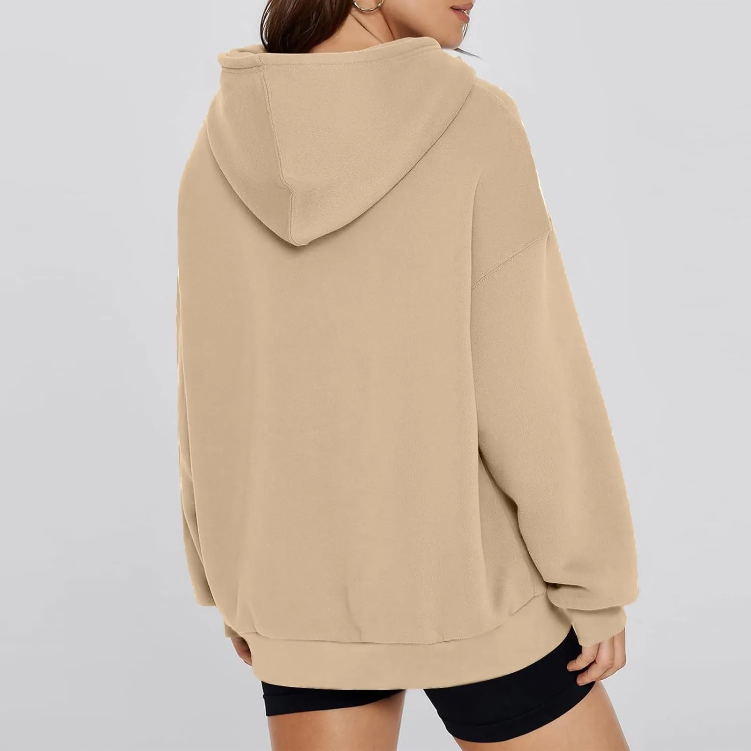 Gumipy Hoodies for Women Fleece Oversized Hoodies Sweatshirt Trendy Long Sleeve Plus Size Hoodies Pullover with Pocket