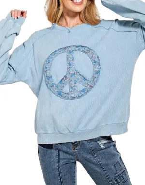 Juakoso Womens Oversized Crewneck Sweatshirt Y2k Long Sleeve Casual Pullovers Retro Aesthetic Shirts Streetwear