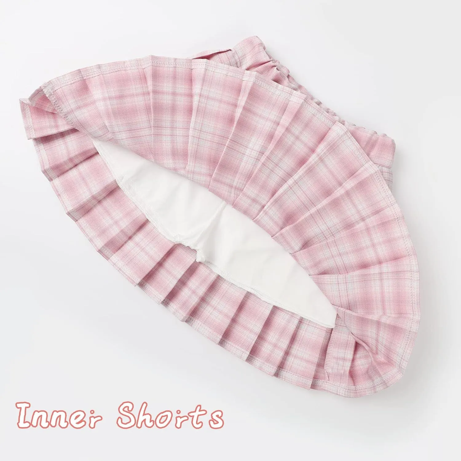 KEREDA Girls Pleated Mini Skirt High Waist Tennis School Uniform Skirts 4-14 Years