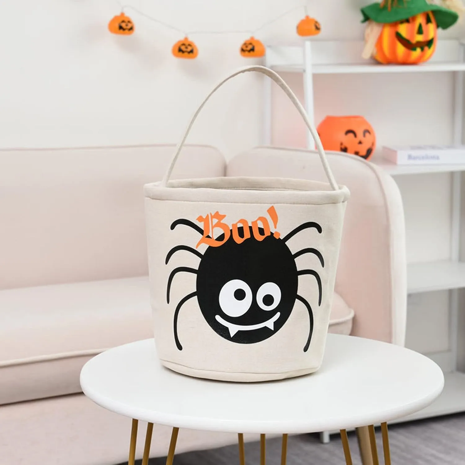 Kids Halloween Candy Girl Boy Basket Trick Bags Candy Or Bucket Baby Care Decoration for Girls