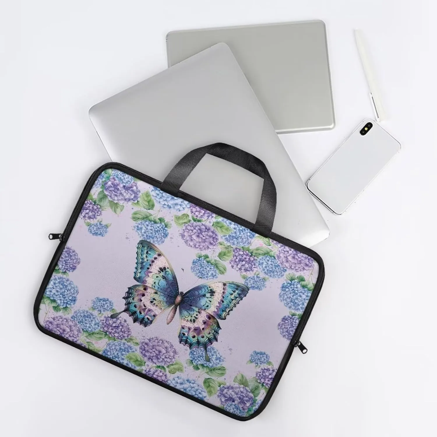 Laptop Bag for Kids Portable Computer Briefcase Leather Bag Water-Resistant Laptop Bag for Teen Boy