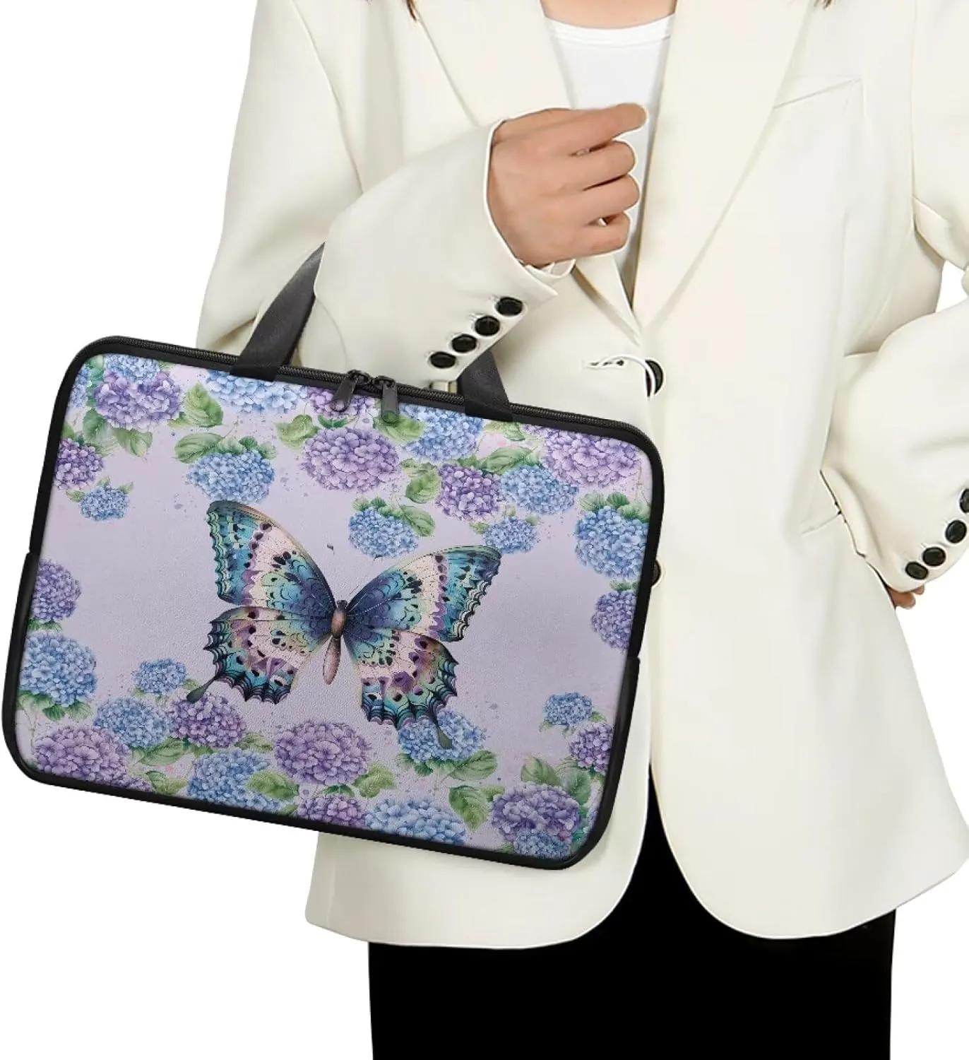 Laptop Bag for Kids Portable Computer Briefcase Leather Bag Water-Resistant Laptop Bag for Teen Boy