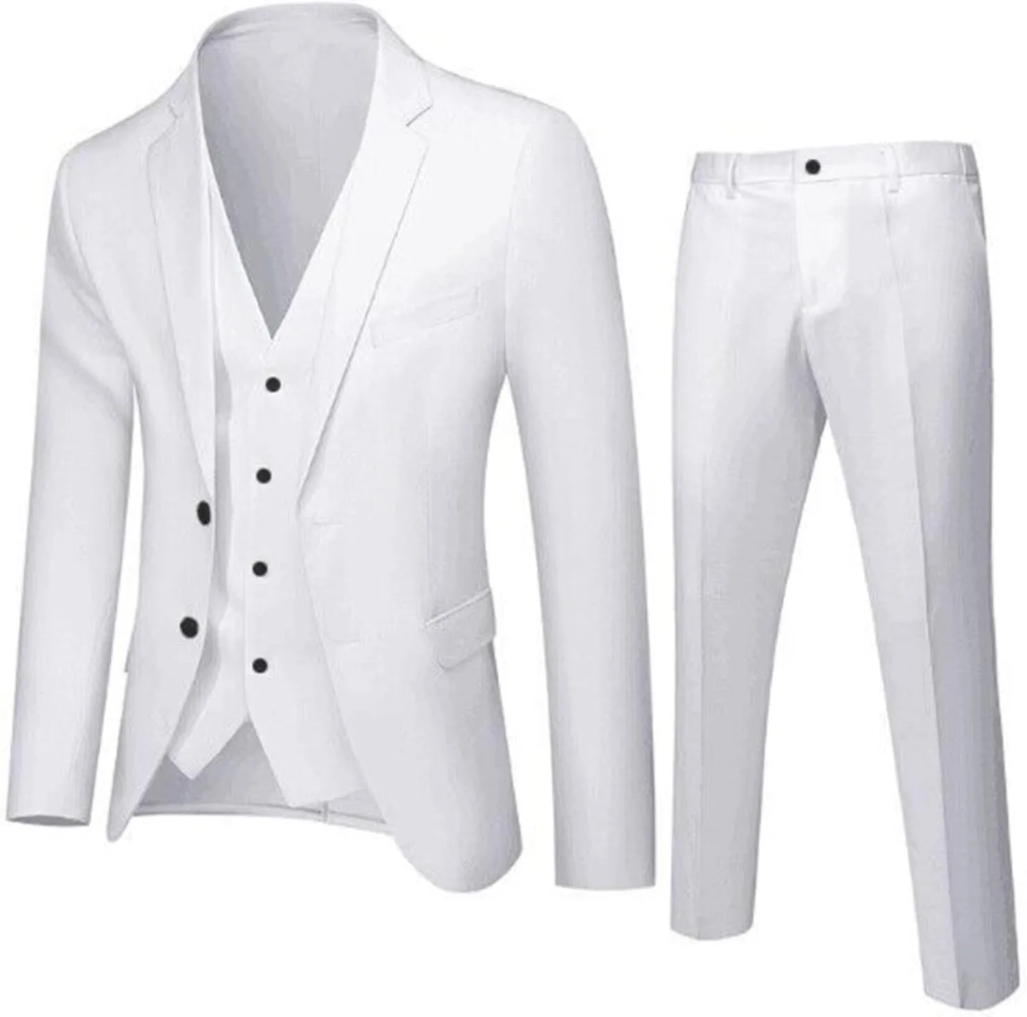 LCMTWX Black Suits For Men Slim Wedding Vest Pants Suit Jacket Suit Party Men's Coats Jackets Suit Jacket For Wedding Suits