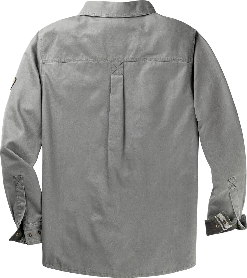 Legendary Whitetails Journeyman Shirt Jacket Flannel Lined Shacket for Men Water-Resistant Coat Rugged Fall Clothing