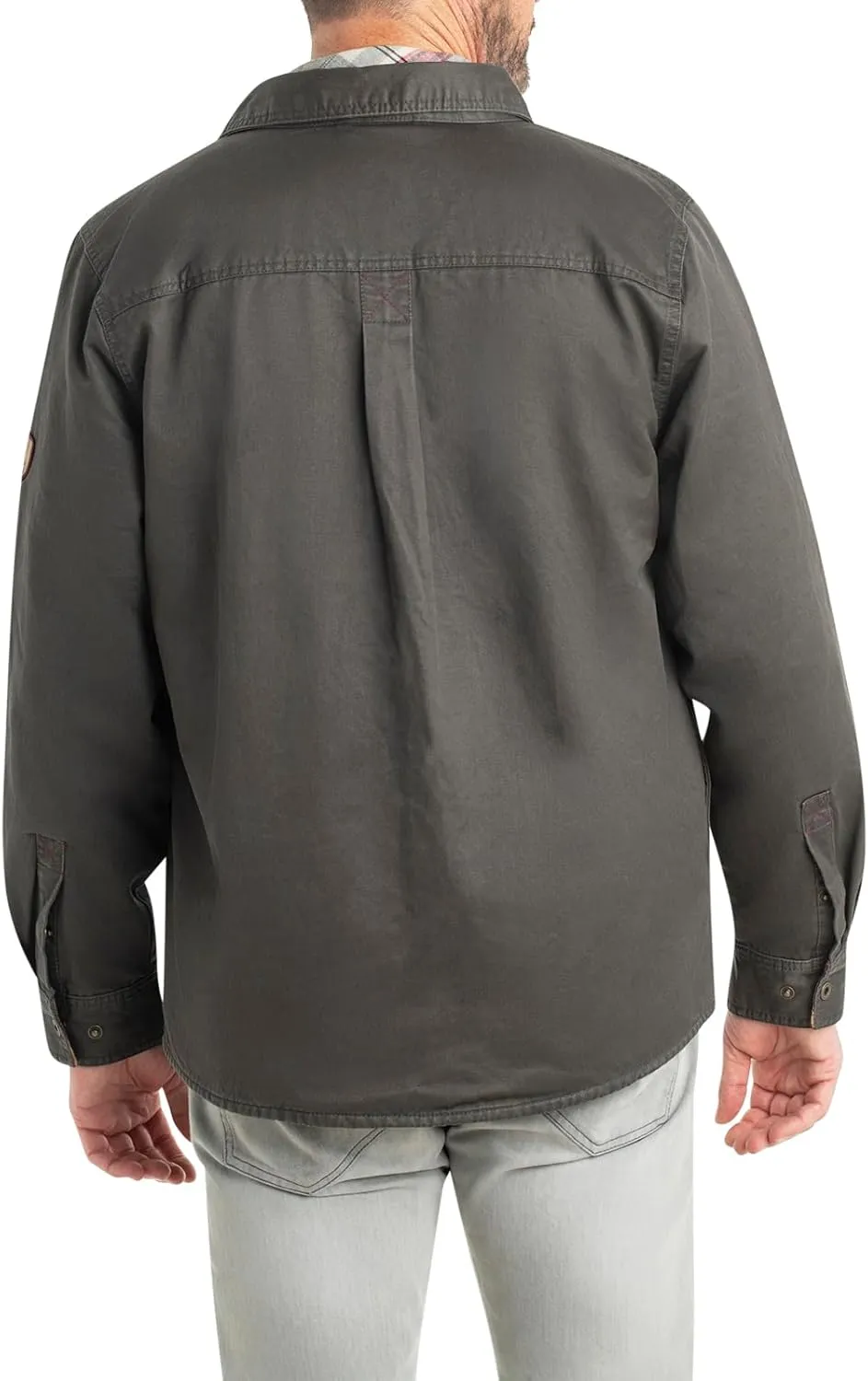Legendary Whitetails Journeyman Shirt Jacket Flannel Lined Shacket for Men Water-Resistant Coat Rugged Fall Clothing
