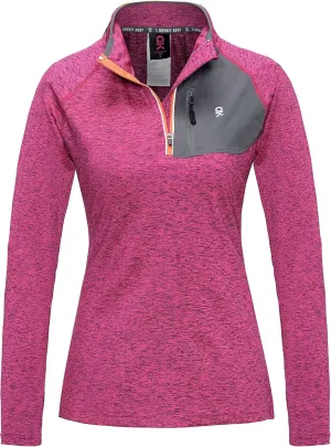 Little Donkey Andy Women's Long Sleeve Running Shirts Workout Gym Sports T-Shirt Quick Dry