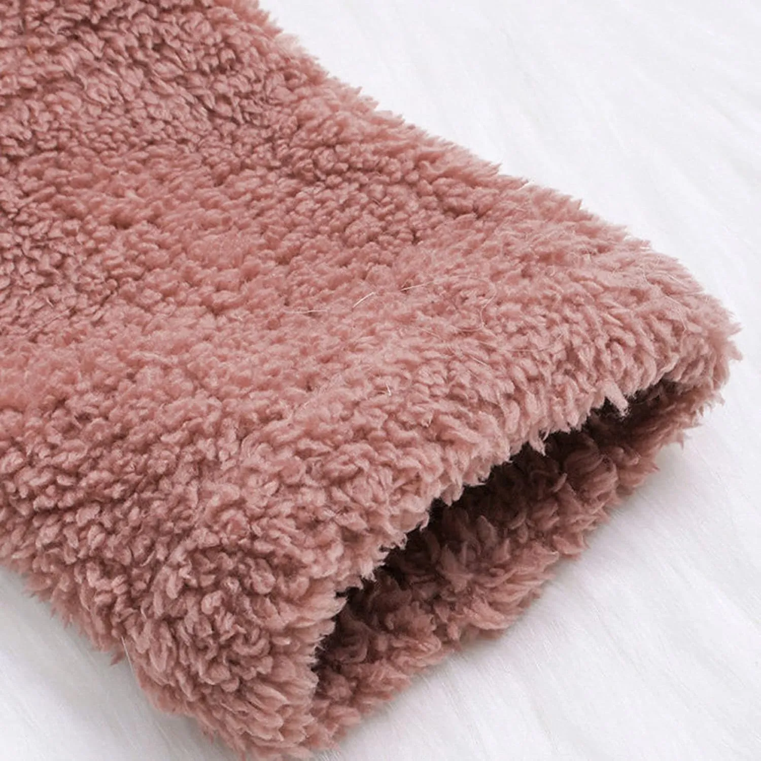maisdgop Fleece Jackets for Women Cute Cat Ear Fleece Hooded Sweatshirt Solid Warm Winter Oversized Outwear With Pockets
